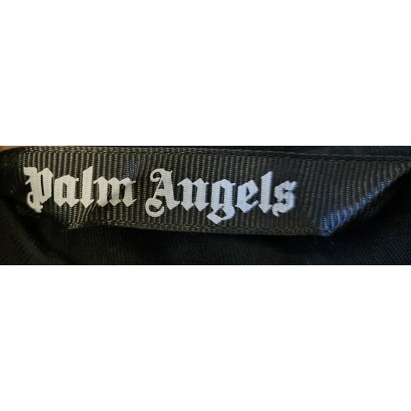 Palm Angels Shirt Mens Small Black Classic Logo Oversized Streetwear Tee - Picture 3 of 12